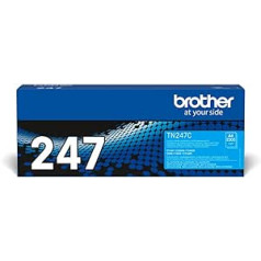 Brother originalus Brother Jumbo-Tonerkassette TN-247C Cyan (skirtas Brother DCP-L3510CDW, DCP-L3550CDW, HL-L3210CW, HL-L3230CDW, HL-L3270CDW, MFC-L3270CDW, MFC-L3710CWL, MFC-L3270CDW, MFC-L3710CWL, MFC-L3710CW, MFC-N777WCD3, MFC-N7777WCD3 CDW)