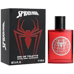 Marvel Spiderman Kids aromāts vēsā stikla pudelē (100 ml) — Marvel dāvana zēniem, smaržas bērniem un pieaugušajiem