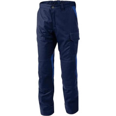 KÜBLER Workwear KÜBLER VITA Cotton+ Arbeitshose Kornblumenblau/dunkelblau