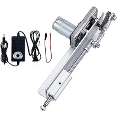 Einfahrtsgarage Hubkolben-Zyklus-Linear-DIY-Motor DC 12 V/24 V Linearantrieb Hub 20–80 mm Getriebe verstellbar teleskopisch mit Geschwindigkeitsregler Steigern Sie die Sicherheit Ihres Zuhauses (Izmērs)