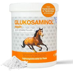 NutriLabs Glucosaminol® Equin sąnarių milteliai jauniems arkliams 600 g - su gliukozaminu ir magniu. Arklys - Gliukozamino milteliai - Arklio maisto papildas - Sąnarių mityba arkliams