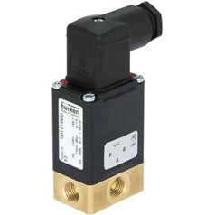 Bürkert 41116 3/Two-Way Flip Anchor Valve with Trennmembrane 230 V/50 Hz Connection 1/4 TYPE KV/Value 3 L/min – druc