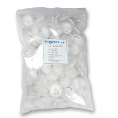 Tisch Brand SF17400 PTFE šļirces filtrs, 5.00um, 25 mm, 1/Pack/100 iepakojumā | Izturība pret laikapstākļiem: hidrofoba | Maksimālā darba temperatūra: 130 °C | Pārraušanas spiediens (PSI): 87 |