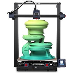 Anycubic Kobra 2 Max 3D printeris, 500 mm/s ātrgaitas drukāšana 420 x 420 x 500 mm milzīgs drukas izmērs, 3D printeris ar automātiskās izlīdzināšanas vibrācijas kompensācijas plūsmas vadību