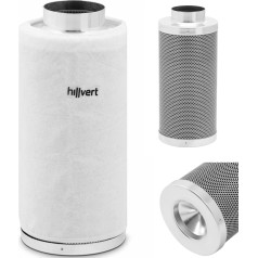 Oglekļa filtrs ar priekšfiltru ventilācijai, 40 cm diametrā. 102 mm līdz 85 C