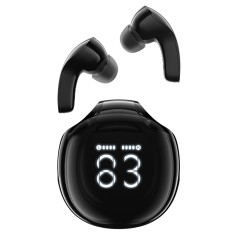 Acefast T9 Bluetooth 5.3 in-ear USB-C belaidės ausinės, juodos