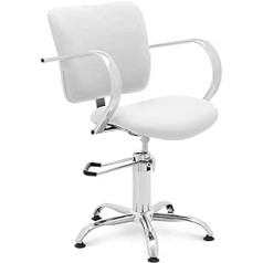 Physa Wellness & Lifestyle Physa Physa London Balta kirpimo kėdė, Kirpyklos kėdė, Kirpyklos kėdė, Reguliuojamas aukštis