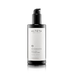 Alteya Organic Cleansing Milk 200ml - NaTrue Organic sertifikuotas Pure Natural Moisturizing Soothing Cleansing - odos priežiūra, pagrįsta terapinės kokybės eteriniu rožių aliejumi