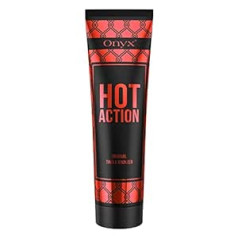 Onyx Hot Action Tingle Soliariumo kremas - Įdegio greitintuvas be savaiminio įdegio - Karšto įdegio salono kremas pažengusiems įdegiams - Apsauga nuo senėjimo ir greitai įsigerianti formulė
