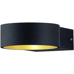 Trio Leuchten Lacapo 223410132 LED sienas gaismas metāla matēts melns 1x 4,3 vati 15,0 x 10,5 x 6,0 cm