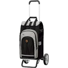 Andersen Aluminium Star Shopper with Wheel Diameter 20 cm and 62 Litre Bag Hydro 2.0 with Cooling Compartment Black