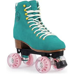 Роликовые коньки BTFL Skating Dance Pro / Четырехроликовые коньки для женщин, девочек и мальчиков / Катание на коньках / Ретро-стиль в различных дизайнах и цветах с тормозом