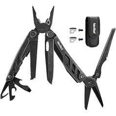 NexTool Flagship Pro Multitool Tool 16 in 1 Foldable Stainless Steel Multifunctional Pliers, Pocket Knife with Bottle/Can Opener, Scissors, Knife and Saw for Camping, Repairing, Men's Gifts