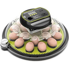 TRIOCOTTAGE visiškai automatinis inkubatorius 18 kiaušinių, inkubatorius su automatine sukimosi sistema ir temperatūros kontrole vištidėms, inkubatoriaus viščiukai, putpeliai