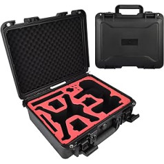 41.9 x 34.6 x 14.8 cm Waterproof Portable Case, JOYCEMALL Large Compact Anti-Crash Carry Bag, Hard Shell Storage Box, Compatible with FPV Combo, FPV Glasses, Motion Control & Drone Accessories