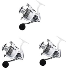 Toddmomy Angelrolle meeresangeln Fishing Reel freilaufrolle Angeln Seeangeln Saline Saltwater metalbau stabmixwe Aluminiumspule Zole stabilos Metallspule drehendes Rad Fischrolle Weiß