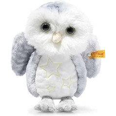 Steiff Wittie Owl - 19 cm - Cuddly Toy - Grey/White, 067921