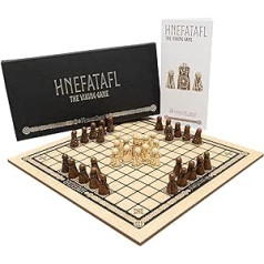 Hnefatafl - The Viking Game Deluxe Edition by Regency Chess Company - Wooden Board and Resin Figures Included