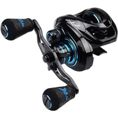 Leichte Baitcasting Angelrolle Magnetisches Bremssystem 8 KG Drag Casting Reel Angelspule