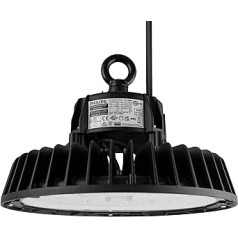 Ledvion Professional LED High Bay 240 W, Philips draiveris, 175 lm/W, 42 000 lūmeni, 6500 K, IP65, regulējama, energoefektīva NLO lampa, IP65 sertifikācija