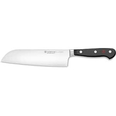 WÜSTHOF Classic Santoku 17 cm, melns, sudrabs