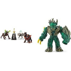 SCHLEICH Eldrador 42616 Eldrador sākuma komplekts, no 6 gadiem, Eldrador - rotaļu piederumi un 70151 džungļu lineāls, bērniem no 7 līdz 12 gadiem, Eldrador Creatures - rotaļu figūra