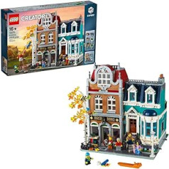 LEGO Creator Expert Bookshop 10270 Modulārais celtniecības komplekts, liels komplekts un kolekcionāru rotaļlieta pieaugušajiem, 2020 (2504 gab.)