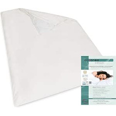 allsaneo Premium alergiškiems antklodės užvalkalas 135 x 200 cm | Alerginė patalynė ypač minkšta ir lengva | Apsauga nuo erkių | Apsauga nuo erkių | Alergijai atsparus tarpinis dangtelis | Išbandyta TÜV