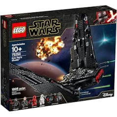 LEGO 75256 Star Wars Kylo Ren's shuttle, kosmosa kuģa konstrukcijas komplekts ar 2 pavasara šāvējiem, kolekcija Skywalker Rise