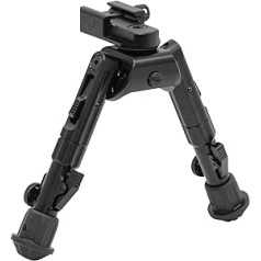 UTG Recon Outdoor Bipod pieejams sudraba krāsā – 9,12 collas