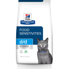 Рецептурная диета д/кошек с уткой и зеленым горошком - сухой корм для кошек, страдающих аллергией - 1,5 кг