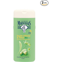 Le Petit Marseillais Marseillais mazs īpaši mīksts dušas kabīnes komplekts Olive Leaf 650ml, 2 gab. iepakojums