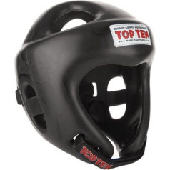 Боевой шлем Top Ten Competition - KTT-1 (WAKO APPROVED) 0213-02M / черный+L
