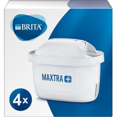 BRITA filtra kārtridži MAXTRA + 4 gab. iepakojumā - kārtridži visiem BRITA ūdens filtriem kaļķa, hlora un garšu traucējošu vielu samazināšanai krāna ūdenī.