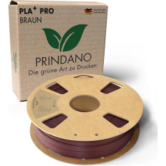 Prindano BIO PLA+ Filaments 1,75 mm PLA Plus 3D printeru filaments 1 kg spole Dimensiju precizitāte +/- 0,03 mm PLA+ FDM Printera patēriņa materiāls PLA+ Pro Brown