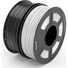 TECBEARS 3D printeru filaments 1,75 mm, izmēru precizitāte +/- 0,02 mm, 1 kg spole, elastīgs filaments