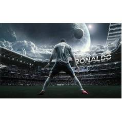 Cristiano Ronaldo Futbola leģenda Labākais sporta veids Premier League A4+ plakāts