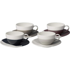 Royal Doulton Coffee Studio 40035913 Kapučīno kauss un šķīvis 260 ml Porcelāna maisījums