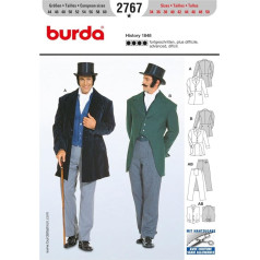 Burda modelis 2767 History 1848 izmērs 44-60