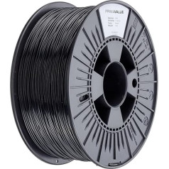 3D Prima PVABS175BK Print Filament, ABS, 1.75 mm, 1 kg Spool, Black