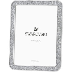 Swarovski Minera 5351296 Metāla bilžu rāmītis ar kristāliem sudraba krāsā 20,7 cm x 15,7 cm x 12 cm