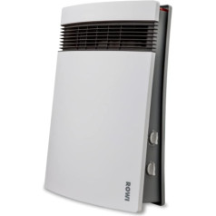 ROWI HBS 1800/3/2 Premium Fan Electric Space Heater Indoor Grey,White 1800W - Elektriskie telpu sildītāji (Ventilators, elektriskais telpu sildītājs, 1.6m, IP21, TUV, GS, CE, iekštelpu, pelēks, balts)