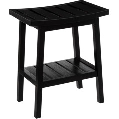 5 Five Simply Smart 5five Storage Stool Bamboo Black