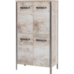 Schildmeyer Highboard 701117 Harkon Findo Oak Decor 64 x 33,6 x 118,8 cm