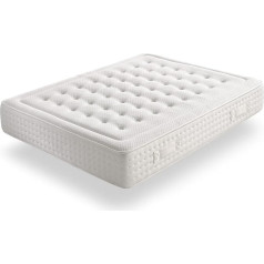 Ikon Sleep Natur Premium Pocket Spring matracis, gēla atmiņas putas, gēla putas, Boston Stretch un 2D elpojošs audums, krāsains, 80 x 200 cm