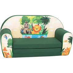Delsit Раскладной детский диван - Детский диван с поролоновым наполнителем - Диван детский со съемным чехлом - Детская мебель детский диван дл