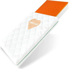 Bestcare Visco Junior Детский матрас Детский матрас Матрас из холодной пены 90 x 190 x 13 см Viscoelastic Memory Foam Моющийся чехол из алоэ вера Стандарт 100 от Oeko-Tex