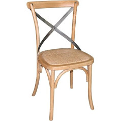 Bolero gg656 Koka ēdamistabas krēsli ar atzveltni, dabīgi (2 gab.)