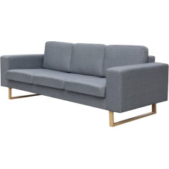 Junzai 3 vietų sofa, sofa lova, sofa, paauglių kambarys, sofa paauglių kambariui, sofa vaikų kambariui, sofa vaikų kambariui, sofa, audinys šviesiai pilka