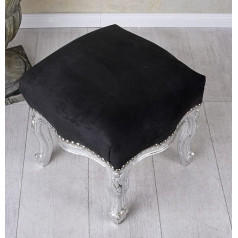 Palazzo Int Cat689e02 Baroka stilā veidots kāju paliktnis Foot Stool Antique Style